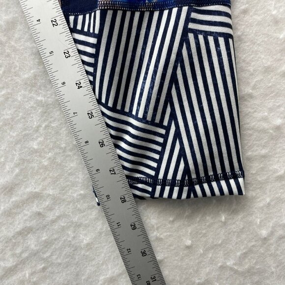 Old Navy Active Leggings Women Sz XXL Blue Pink Floral Pull On Go Dry Drawstring - Picture 4 of 11